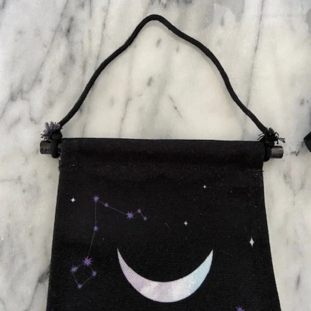 NEW Moon Phases & Zodiac Constellation Wall Tapestry